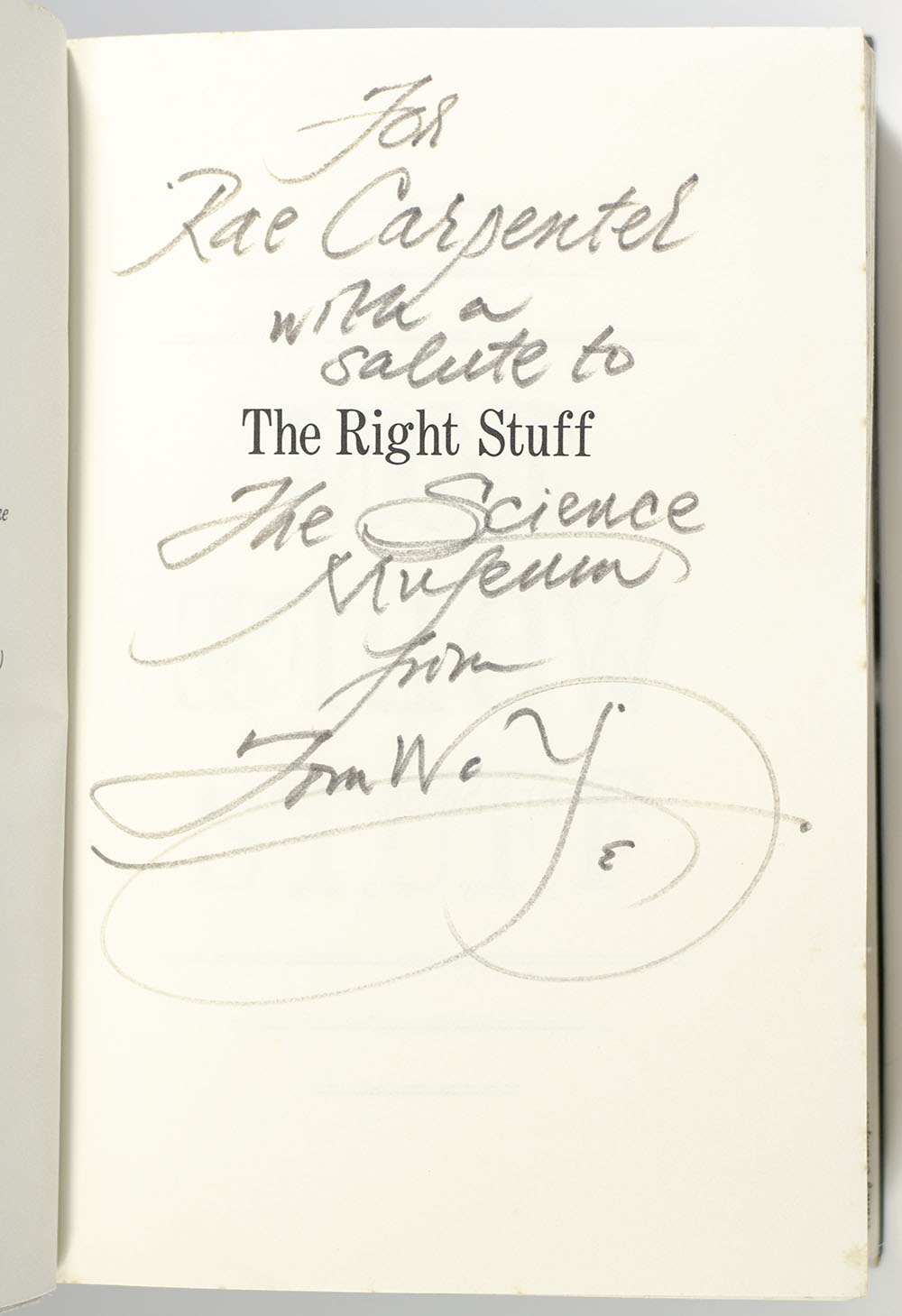 The Right Stuff.