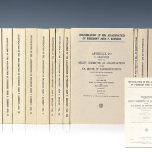 Investigation of the Assassination of President John F. Kennedy.