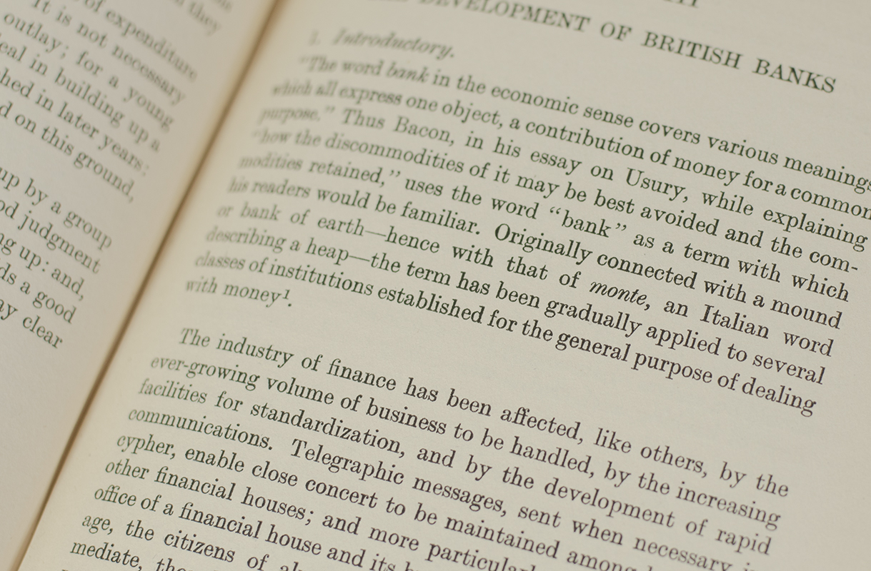 Money Credit and Commerce.