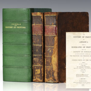 The History of Printing in America.