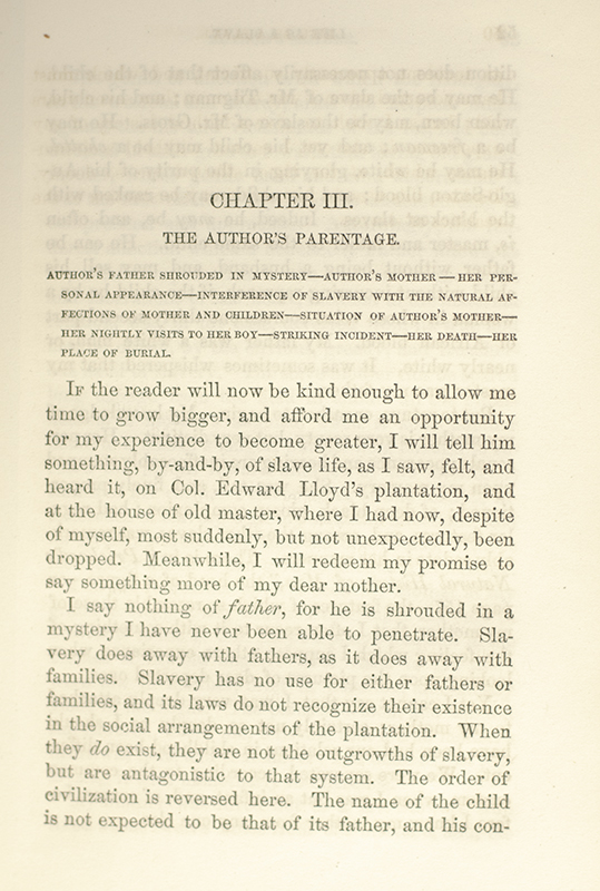 My Bondage and Freedom.