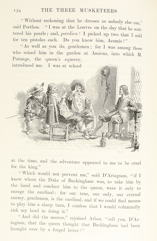 The Three Musketeers; or, the Feats and Fortunes of a Gascon Adventurer.