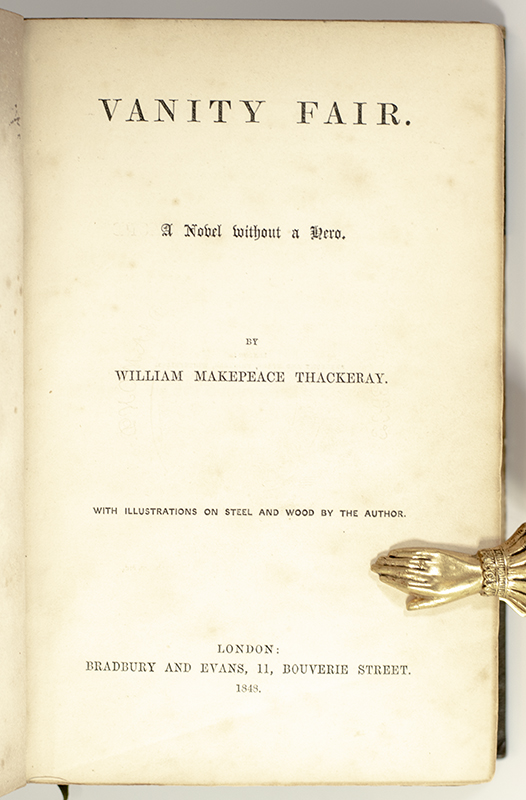 Vanity Fair: A Novel Without a Hero.