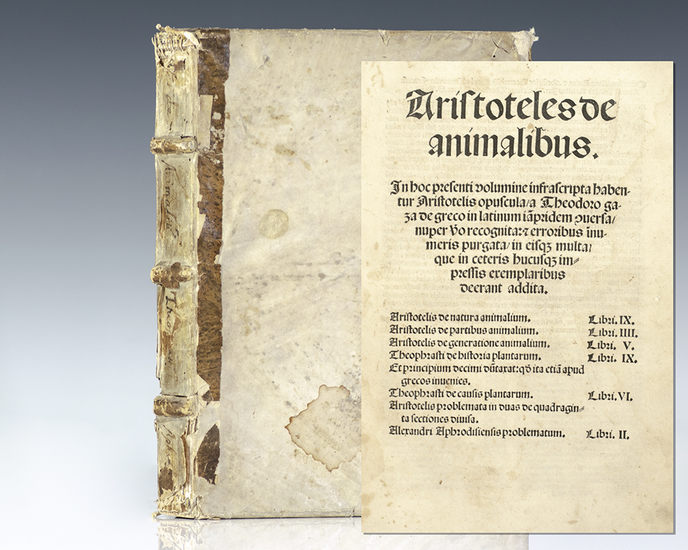 Aristoteles de Animalibus.