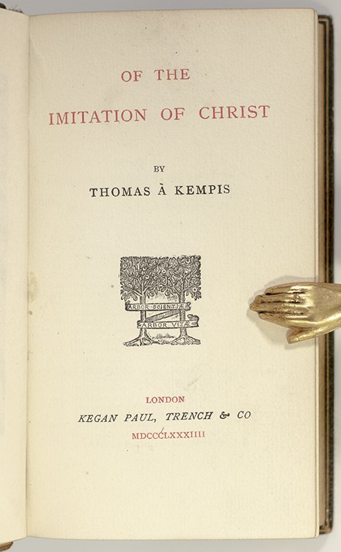 Of the Imitation of Christ.