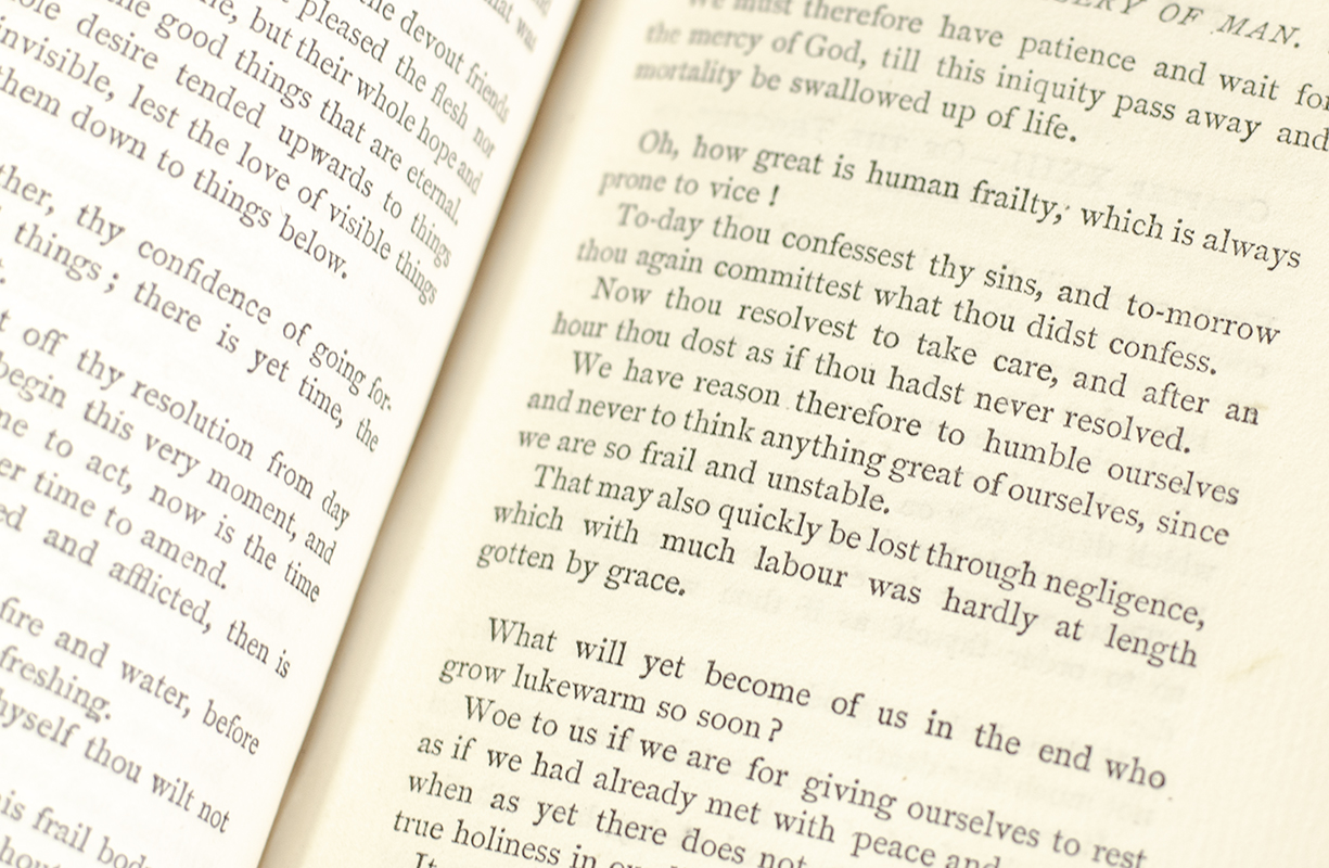 Of the Imitation of Christ.