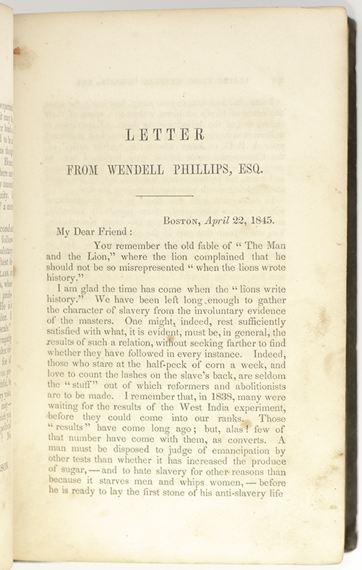 Narrative of the Life of Frederick Douglass.