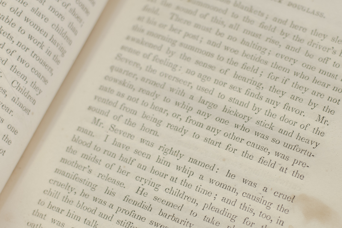 Narrative of the Life of Frederick Douglass.