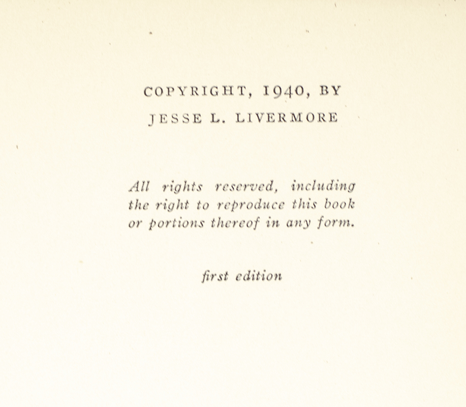 How to Trade in Stocks: The Livermore Formula for Combining Time Element and Price.