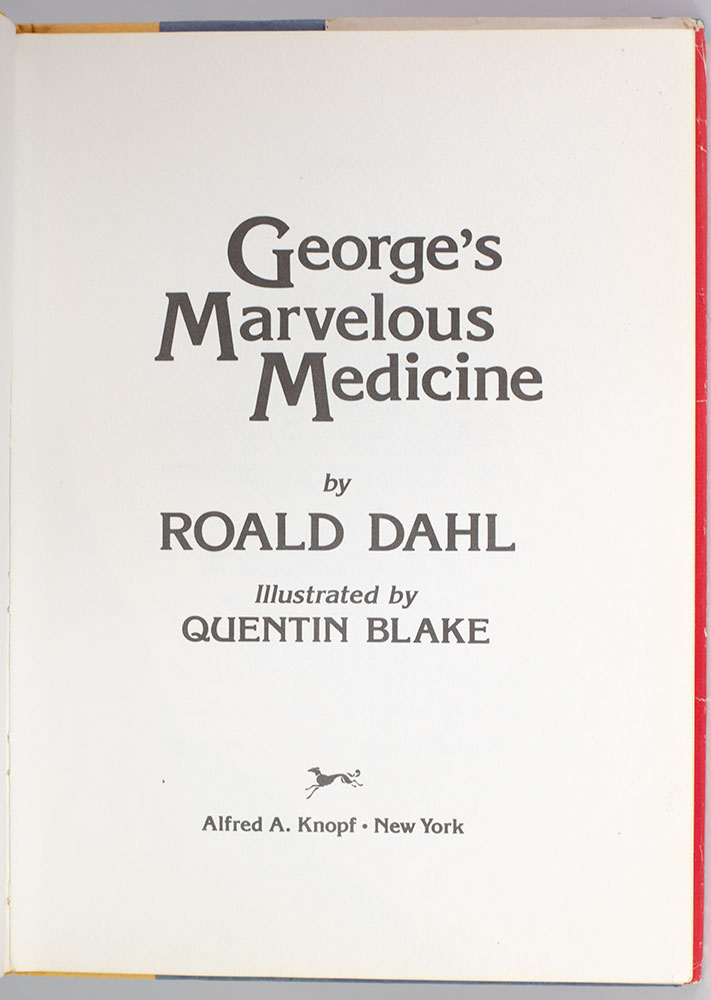 George's Marvelous Medicine.