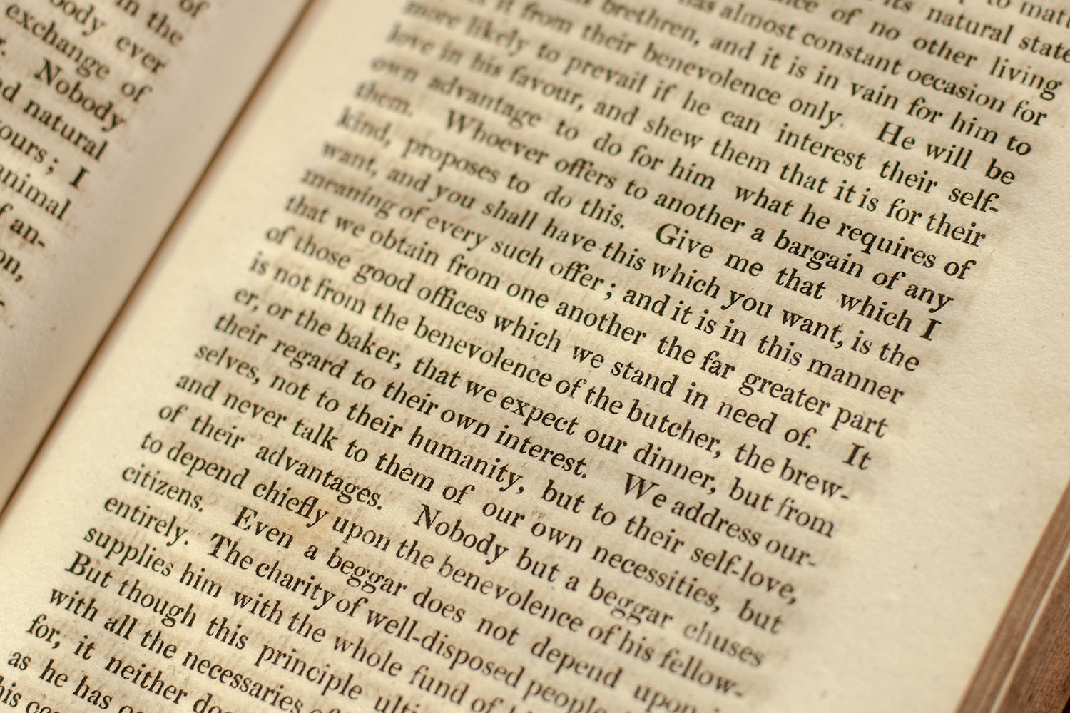 An Inquiry into the Nature and Causes of the Wealth of Nations.