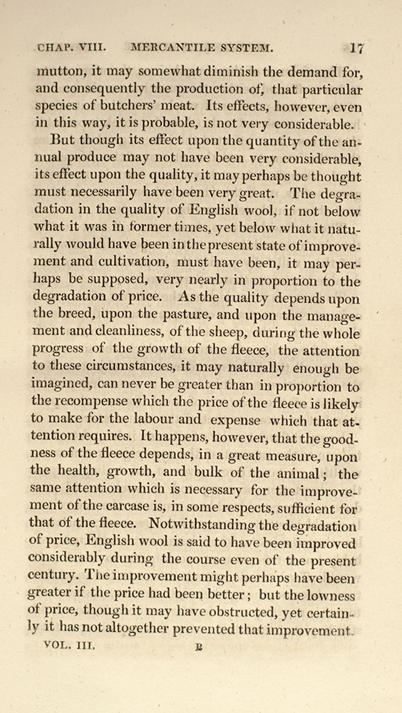 An Inquiry into the Nature and Causes of the Wealth of Nations.