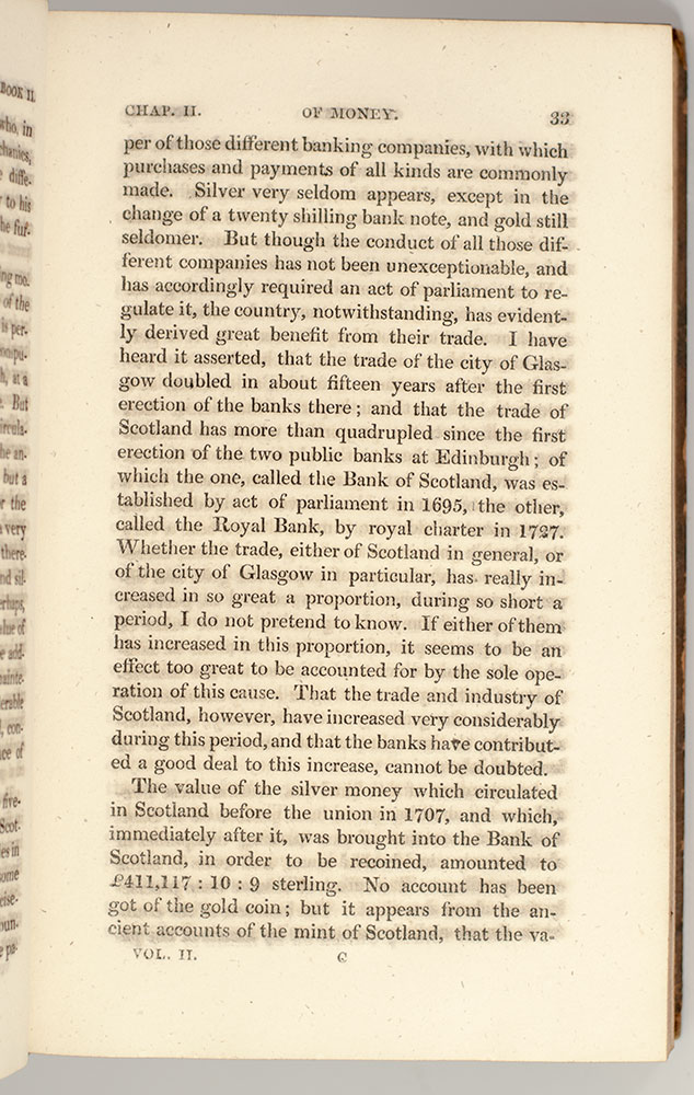 An Inquiry into the Nature and Causes of the Wealth of Nations.