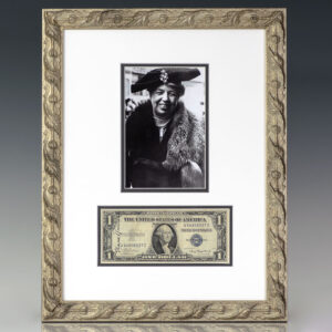 Eleanor Roosevelt Signed Dollar Bill.