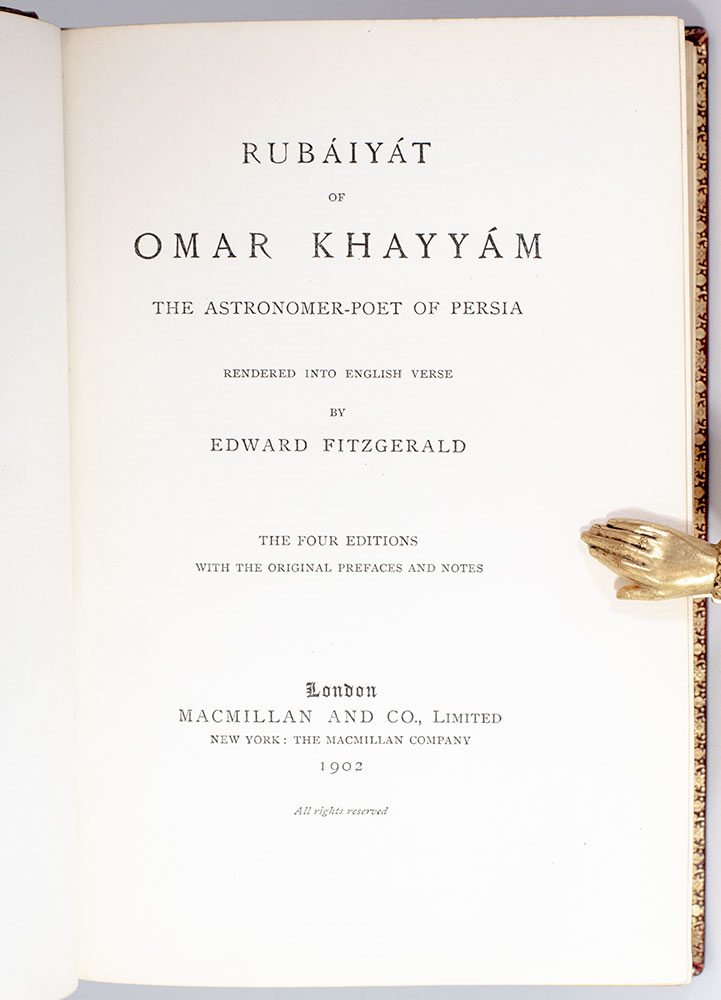 The Rubaiyat of Omar Khayyam.