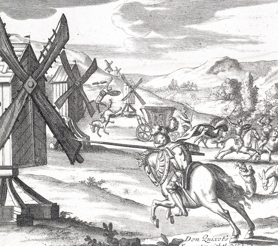 The History of the Most Renowned Don Quixote of Mancha: And his Trusty Squire Sancho Pancha, Now Made English according to the Humour of our Modern Language. And Adorned with several Copper Plates.