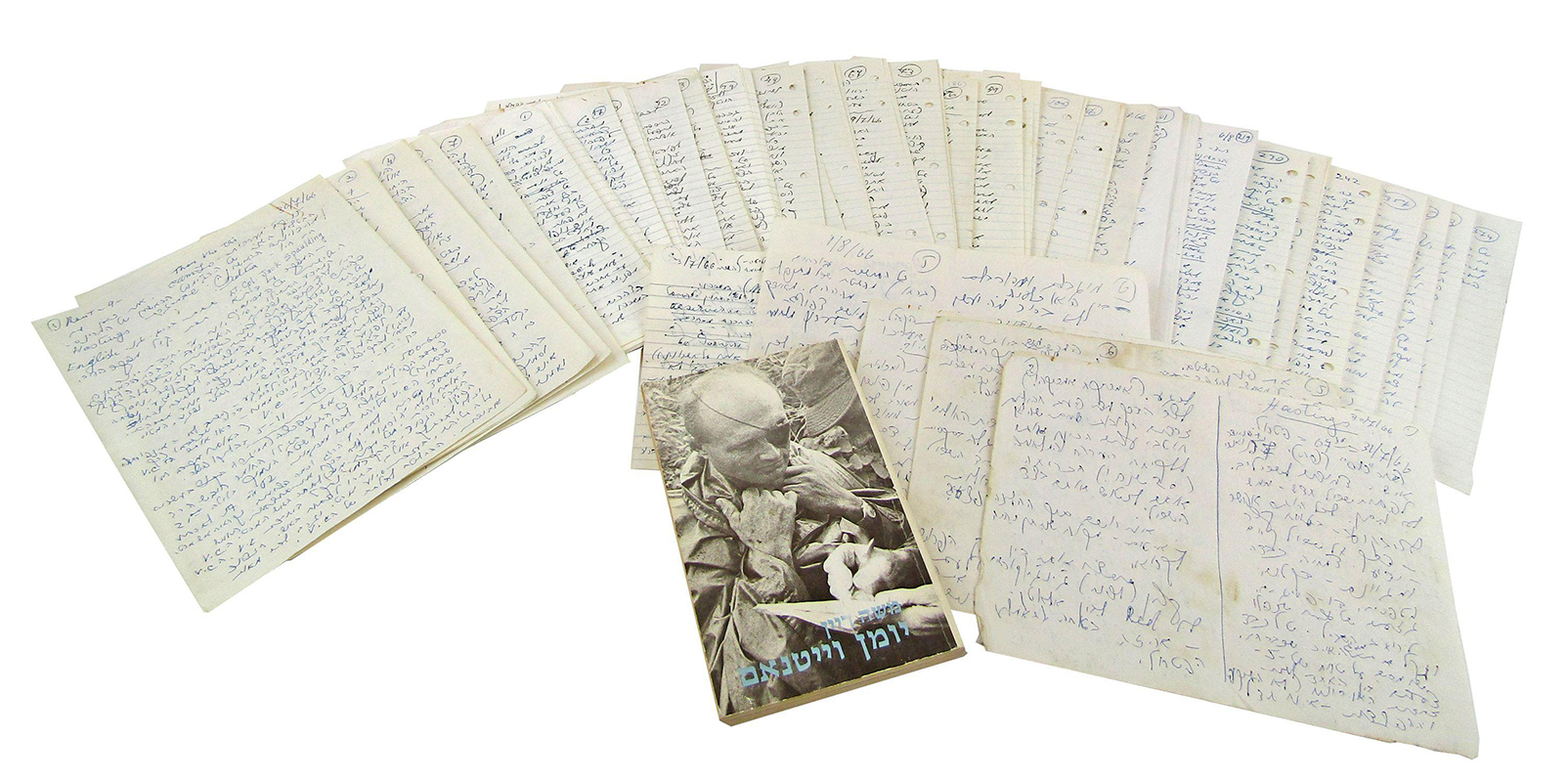 Moshe Dayan 'Vietnam Diary' Original Autograph Manuscript.