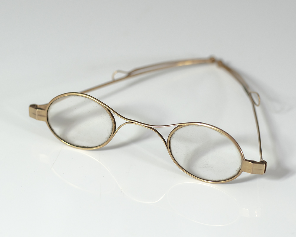 George Washington Early American Gold Frame Spectacles.