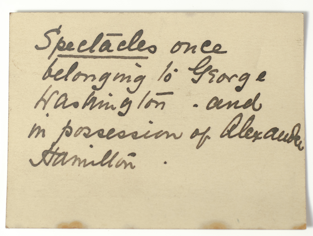 George Washington Early American Gold Frame Spectacles.