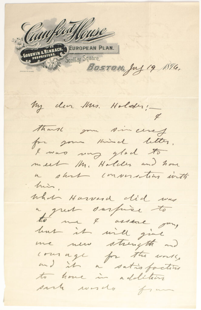 Booker T. Washington Autograph Letter Signed.