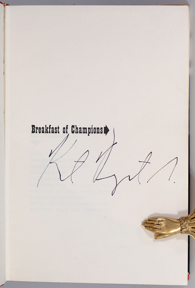 Breakfast of Champions or Goodbye, Blue Monday.