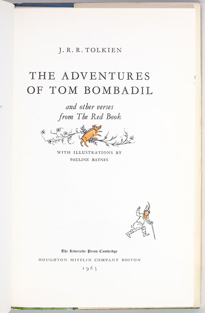 The Adventures of Tom Bombadil.