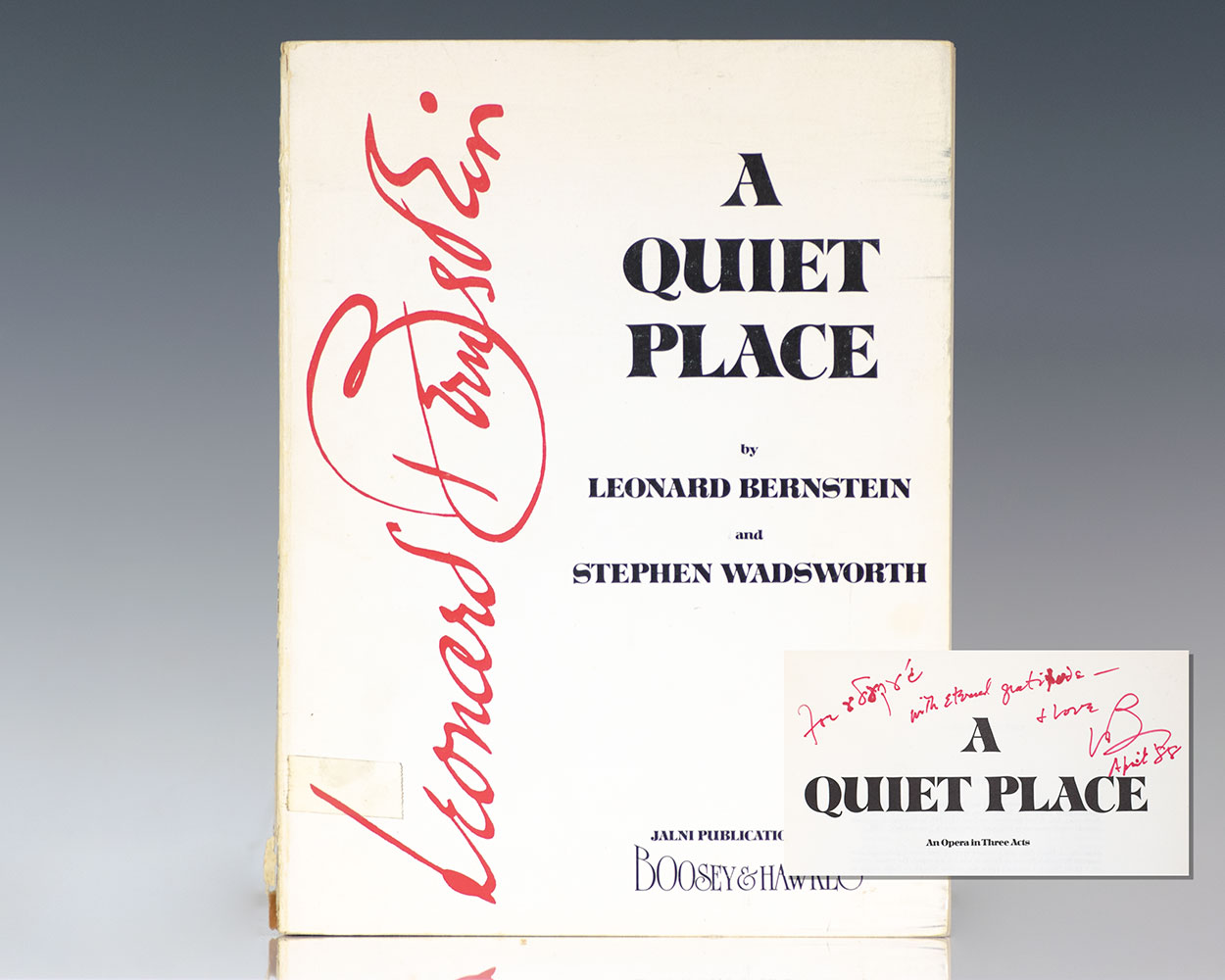 A Quiet Place: An Opera in Three Acts.