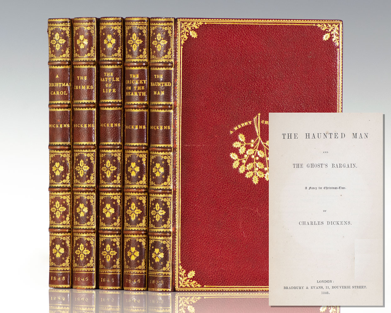 The Christmas Books: A Christmas Carol; The Chimes; The Battle of Life; Cricket on the Hearth; The Haunted Man and The Ghost’s Bargain.
