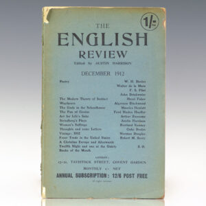 The English Review. December 1912.