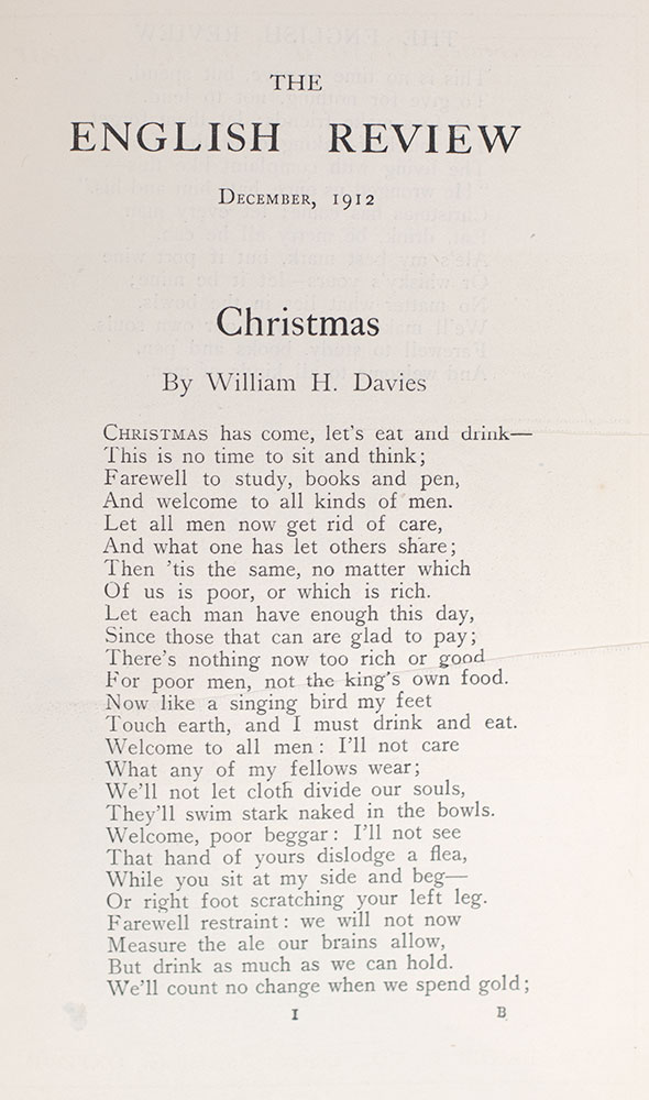 The English Review. December 1912.