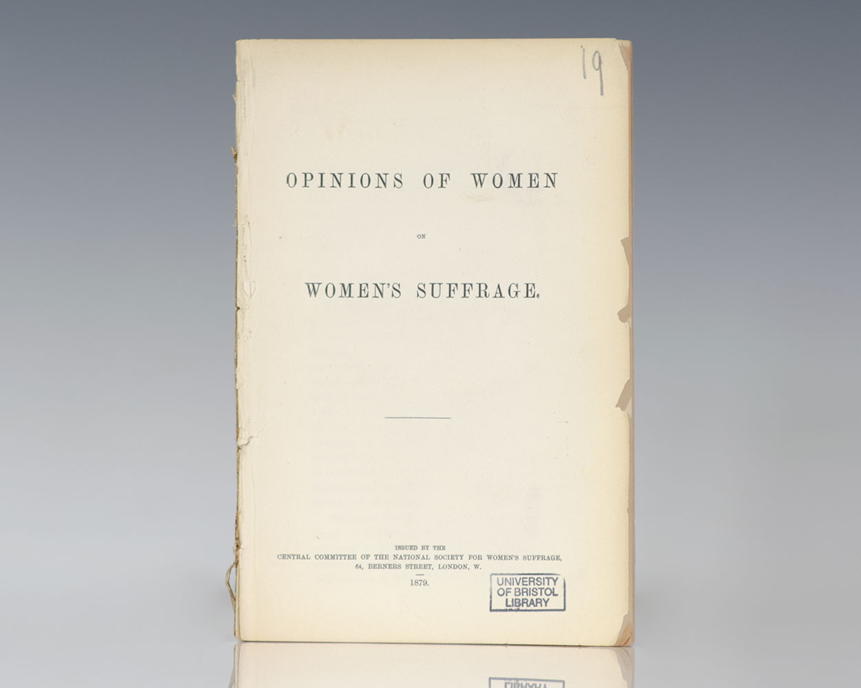 Opinions of Women on Women’s Suffrage.