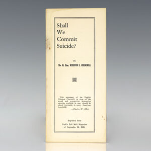 Shall We Commit Suicide?