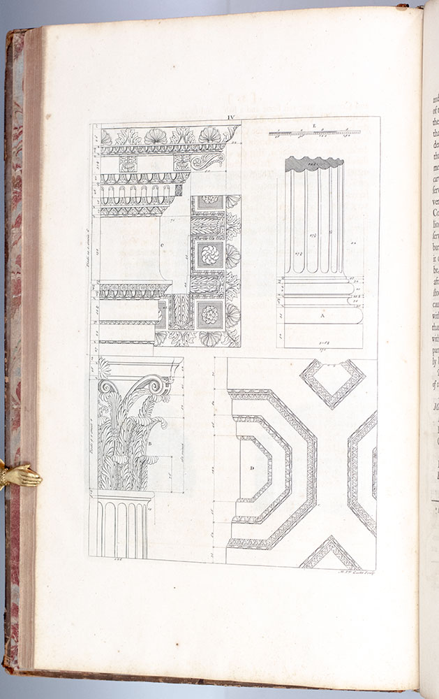 The Architecture of A. Palladio: In Four Books Containing a Short Treatise of the Five Orders, and the Most Necessary Observations Concerning All Sorts of Building; As Also The Different Construction of Private and Public Houses, High-ways. Bridges, Market-places, Xystes, and Temples, with their Plans, Sections and Uprights.