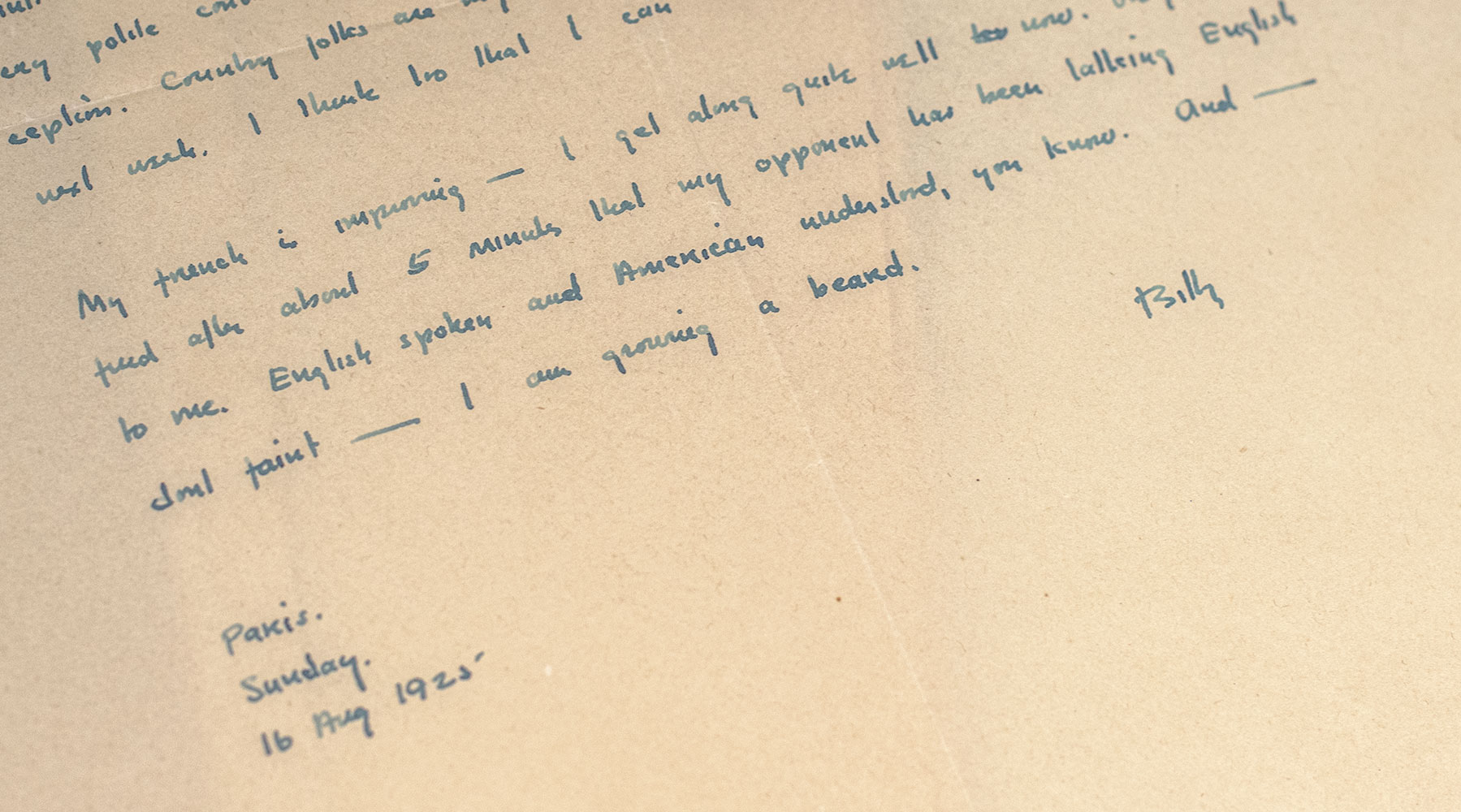 William Faulkner Autographed Letter Collection.