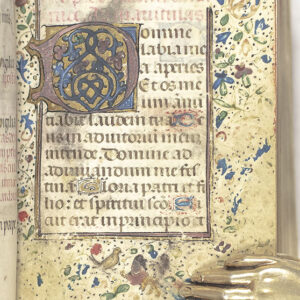 Fifteenth Century Illuminated Miniature Book of Hours.
