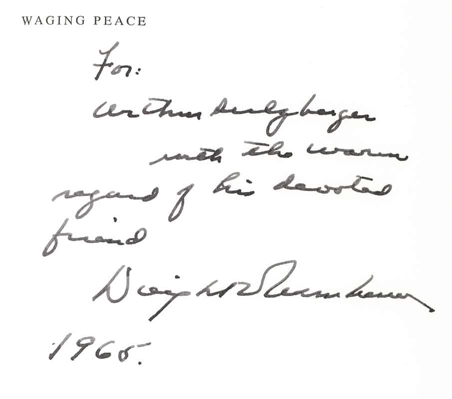 The White House Years: Mandate for Change 1953-1956 and The White House Years: Waging Peace 1956-1961.
