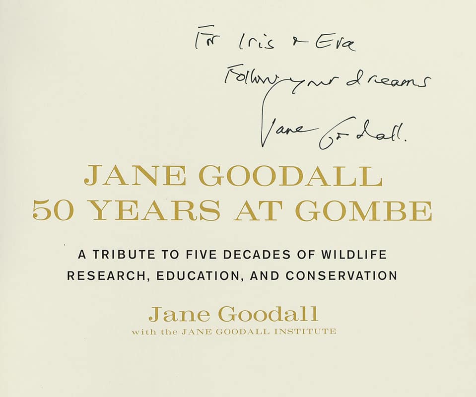 Jane Goodall 50 Years at Gombe: A Tribute to Five Decades of Wildlife Research, Education, and Conservation.