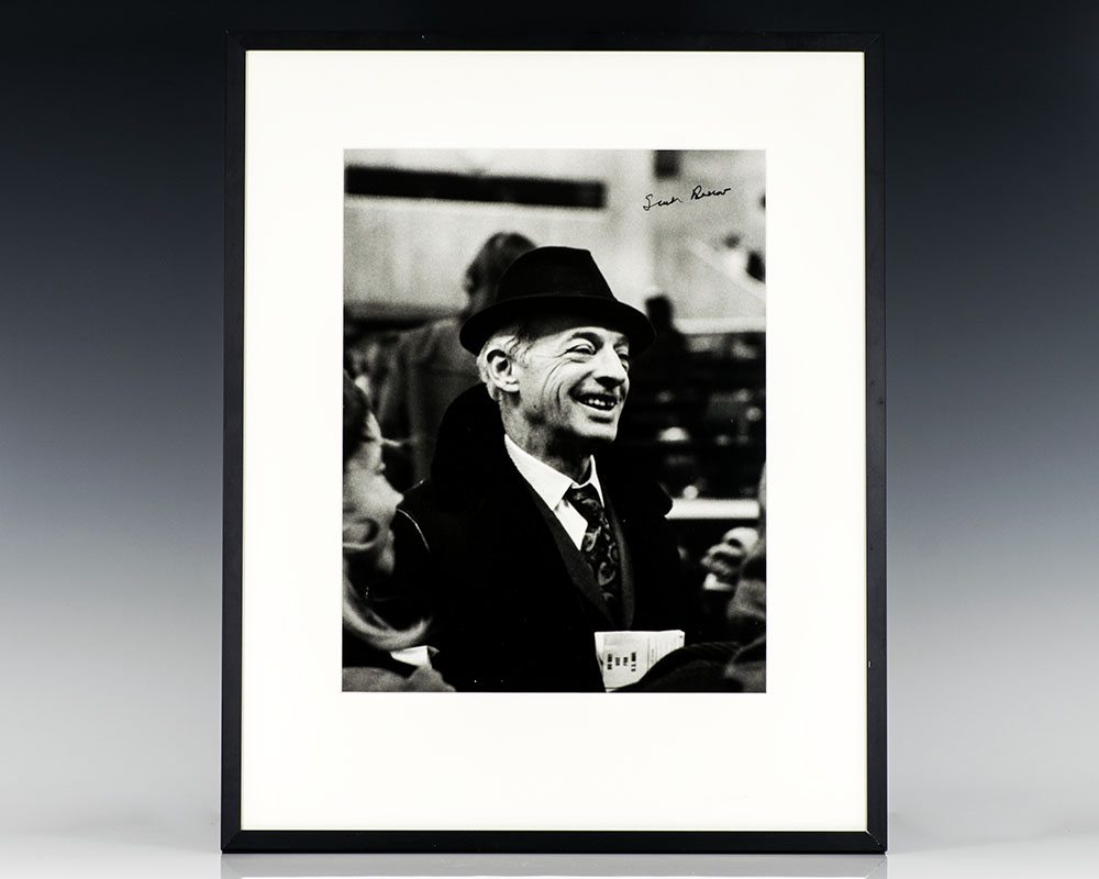 Art Shay Saul Bellow Signed Photograph