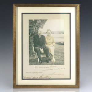 Dwight D. and Mamie Doud Eisenhower Signed Photograph.
