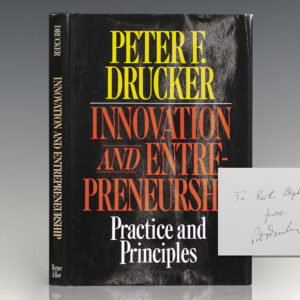 Innovation and Entrepreneurship: Practice and Principles.