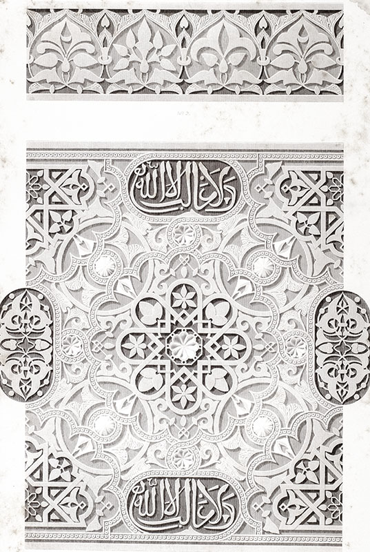 Plans, Elevations, Sections and Details of the Alhambra.