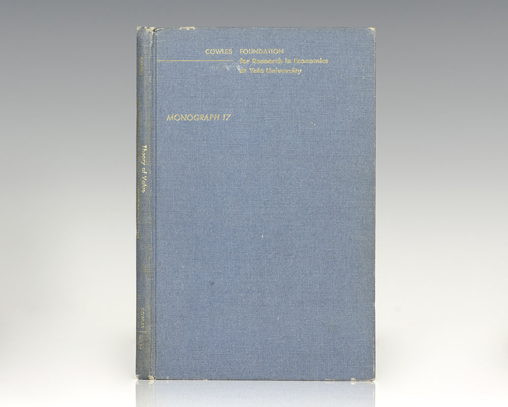 Theory of Value: An Axiomatic Analysis of Economic Equilibrium.