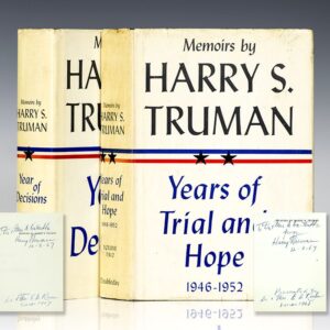 Memoirs: Year of Decisions and Memoirs: Years of Trial and Hope 1946-1952.