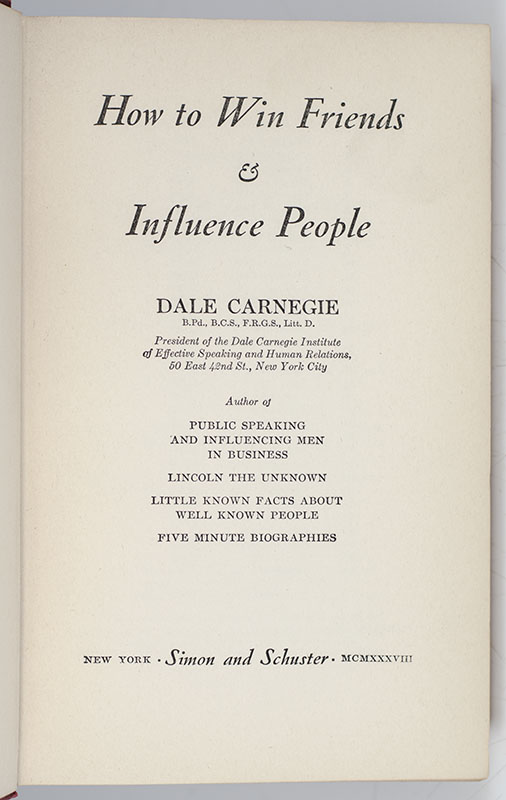 How to Win Friends and Influence People