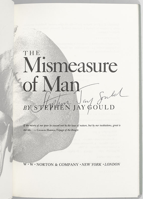 The Mismeasure of Man.
