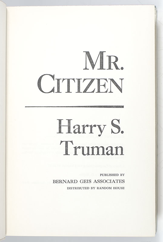 Mr. Citizen