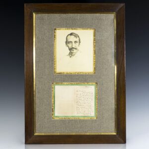 Robert Louis Stevenson Autographed Signed Letter.