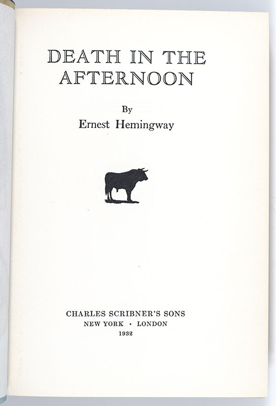 Death in the Afternoon