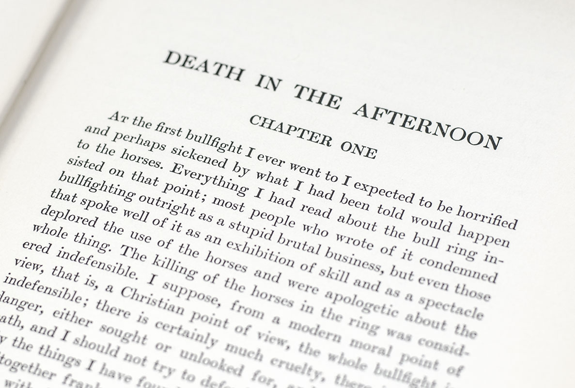 Death in the Afternoon