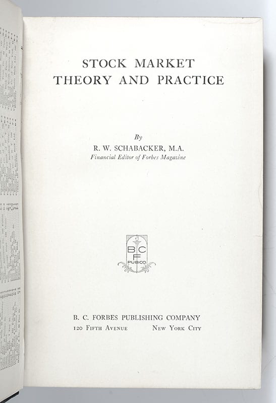 Stock Market Theory and Practice